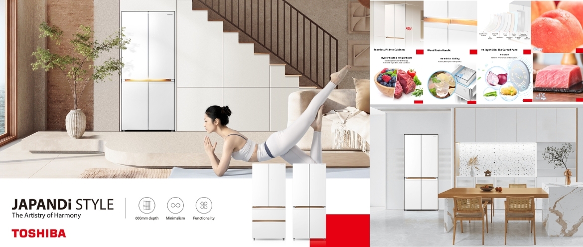 TOSHIBA JAPANDi Multi Door Refridgerator 